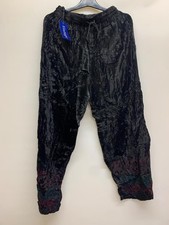 Vintage Black Velvet Pants M/L