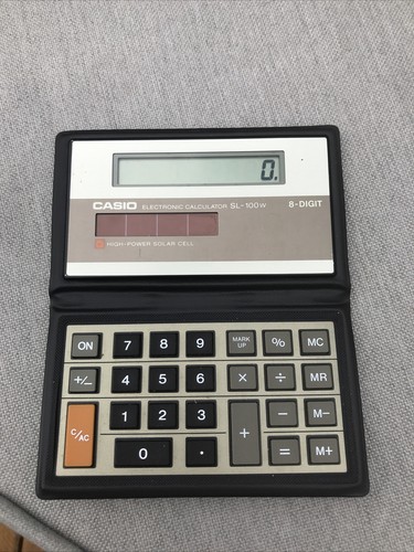 Boxed vintage casio - boxed, sl-100w