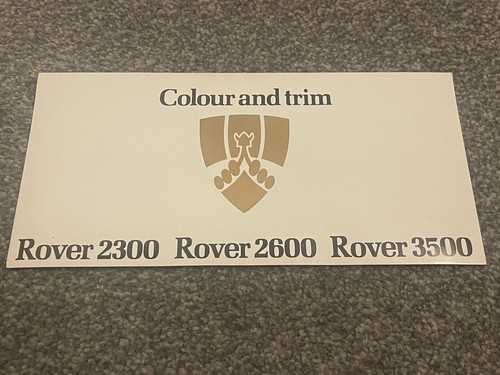 Rover sd1 2300 - rover,