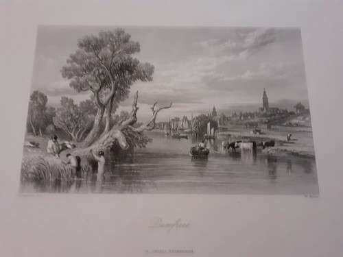 Print engraving dumfries - print,