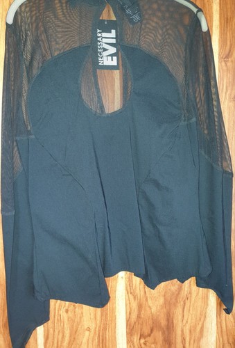 Ladies black top size - black,