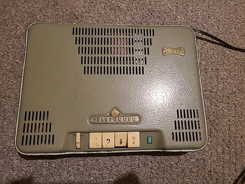 Telefunken s81 tube amplifier - telefunken,