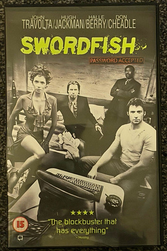 Swordfish vhs pal - vhs, box