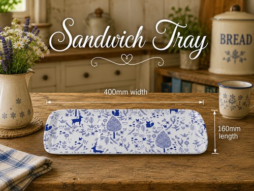 Melamine sandwich tray - melamine, in