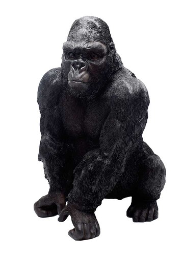 Gorilla silver back 5x26x41 - silver, 29.5x26x41