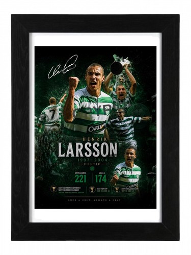 Henrik larsson signed - larsson,