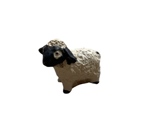 Miniature sheep figurine hand - sheep,