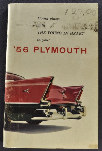 1956 plymouth owners manual - 1956,