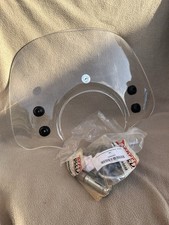 Vespa Primavera 50,125,150. Flyscreen Transparent Cuppini CUP2489 Fix Kit New