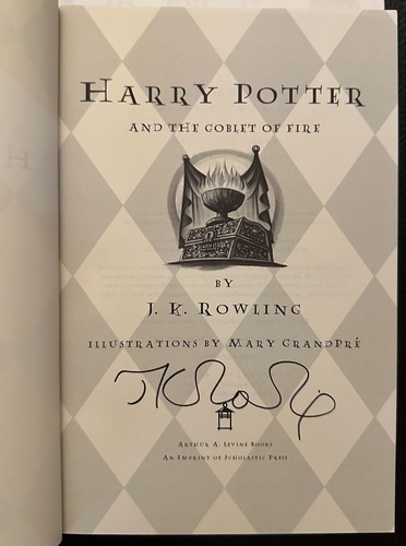 Rowling signed first - rowling,