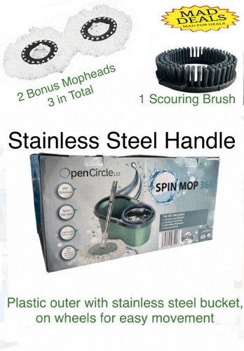 Spin mop set - spin, bucket