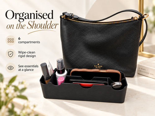 Compartment rigid handbag - 6,