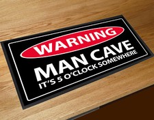 Warning Man Cave Drinking