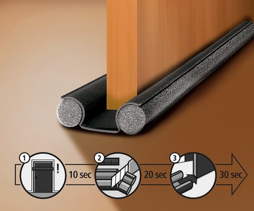 Under door draft draught - under,