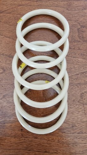 Vintage round ivory tan - 6,