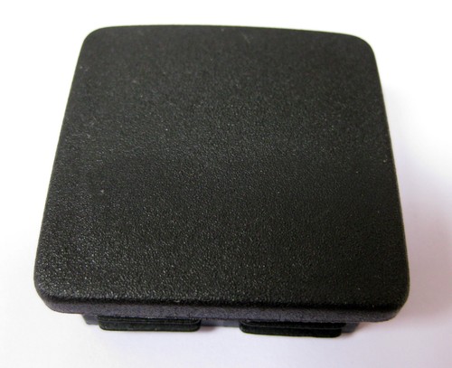 40mm box section square - 40mm, black