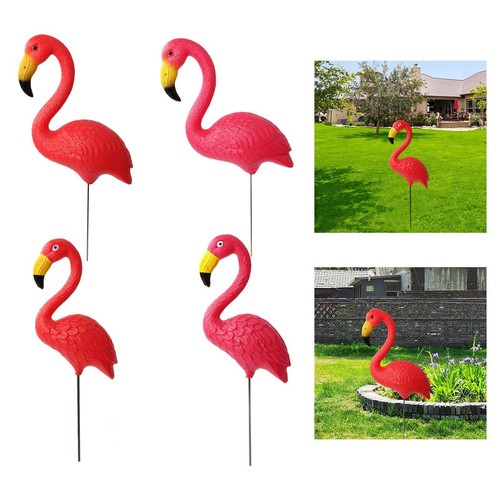 Flamingo garden stake bird - flamingo,