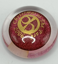 LAUGHARNE GLASS PAPERWEIGHT  "CHRISTMAS AT THE PARK 2006"  3 INCHES DIAMETER