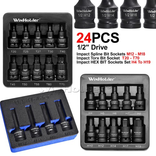 24pcs impact hex allen - allen, key