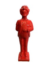 RED Butler Standing in Suit &
