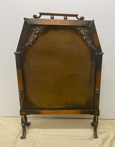 Antique victorian copper fire - victorian,