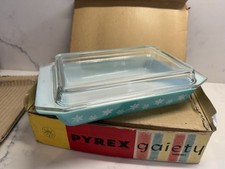Pyrex Turquoise Snowflake 2161