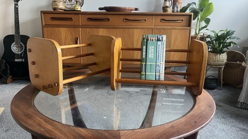 Pair vintage book troughs - pair,