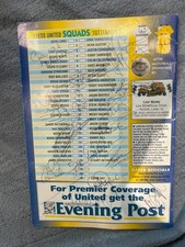 MULTI HAND SIGNED LEEDS UNITED PROGRAMME INC SPEED COA LEEDS UNITED LUFC 1994