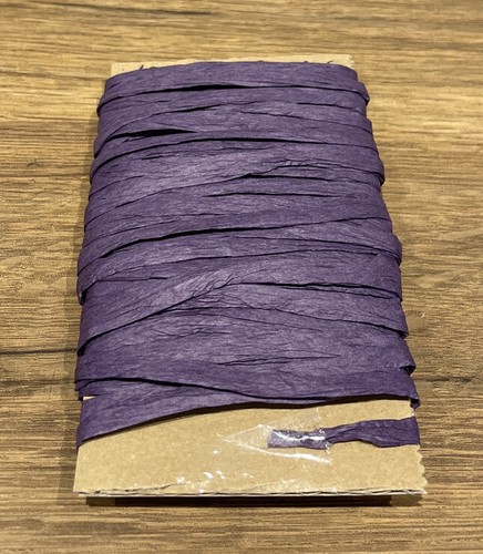 10m purple raffia ribbon - of,