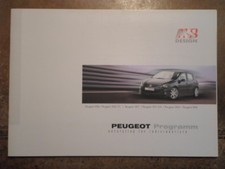 PEUGEOT ACCESSORIES by MS DESIGN orig c2001 Brochure - 206 CC 307 306 806