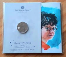 2022 Harry Potter 50p Coin