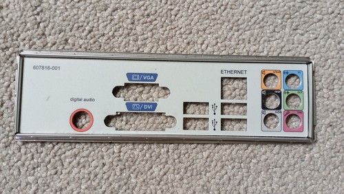 Shield plate for - i/o,
