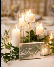 HIRE!! Stemmed glass wedding