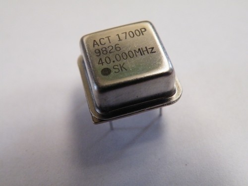 Act crystal clock oscillator - clock, 4