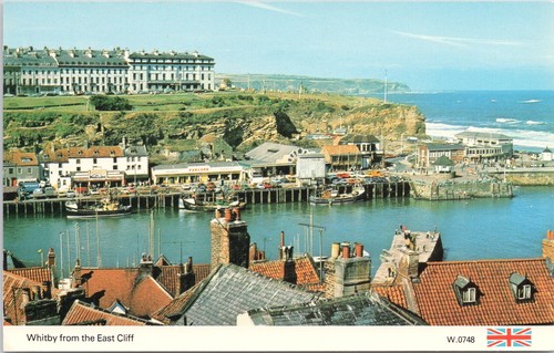 Whitby from east cliff - east,