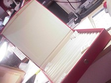 Red Leatherette Ring Display Box