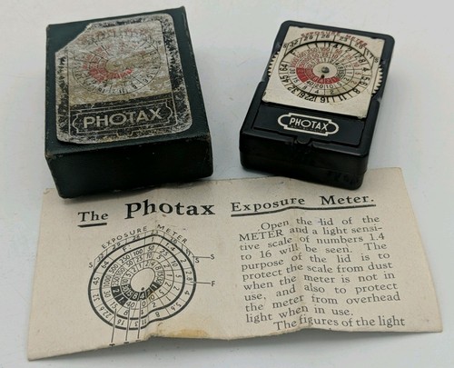 Vintage photax exposure - vintage,