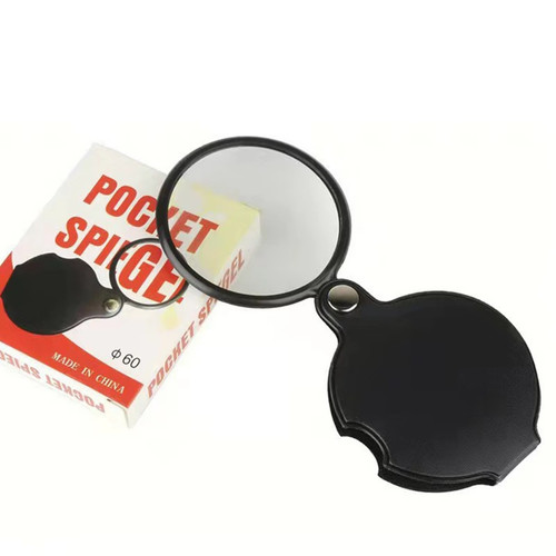 20x magnifying glass black - magnifying, glass,