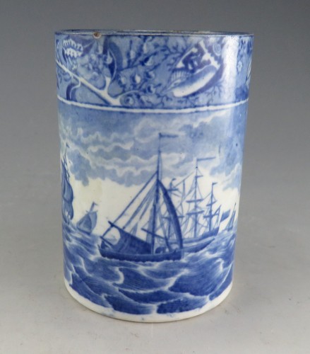 Antique pottery pearlware blue - pearlware,