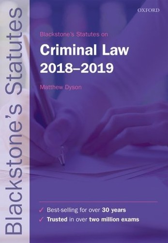 Blackstone statutes on - statutes,