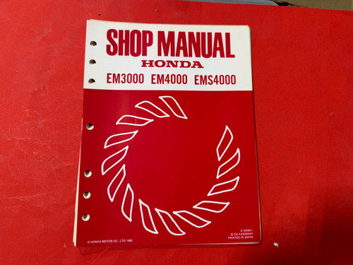 Genuine honda shop manual - genuine,