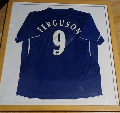 Signed duncan ferguson everton - signed,