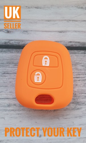 Orange car key silicone - car,