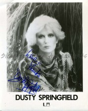 DUSTY SPRINGFIELD Signed 8x10