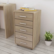 Oak Office Drawer Storage