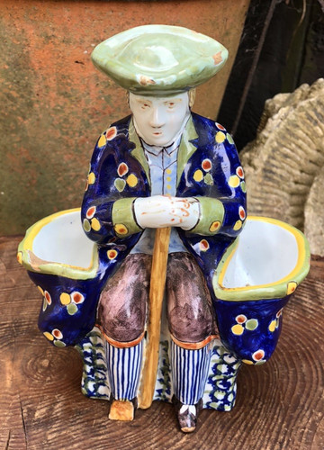 Antique french faience pottery - faience,