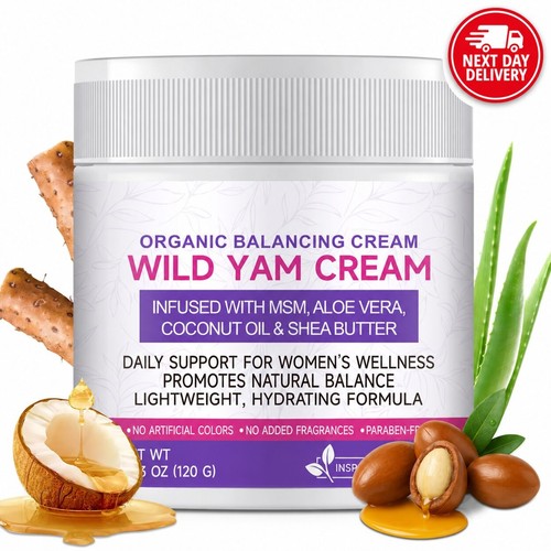 Organic wild yam cream 120ml - yam,