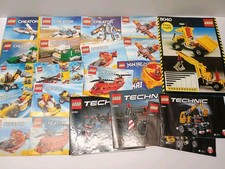 Lego Creator + Technic instructions, Manual, Booklet Bundle of 21 various sets