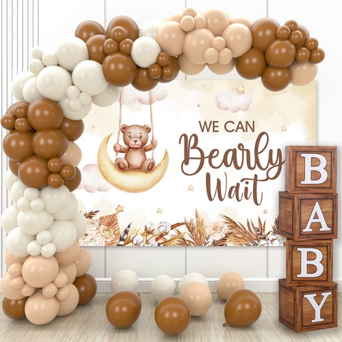 Teddy bear baby shower - bear, party