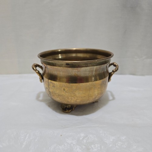 Vintage foot solid brass - foot,